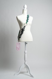 3way tartan strap Green