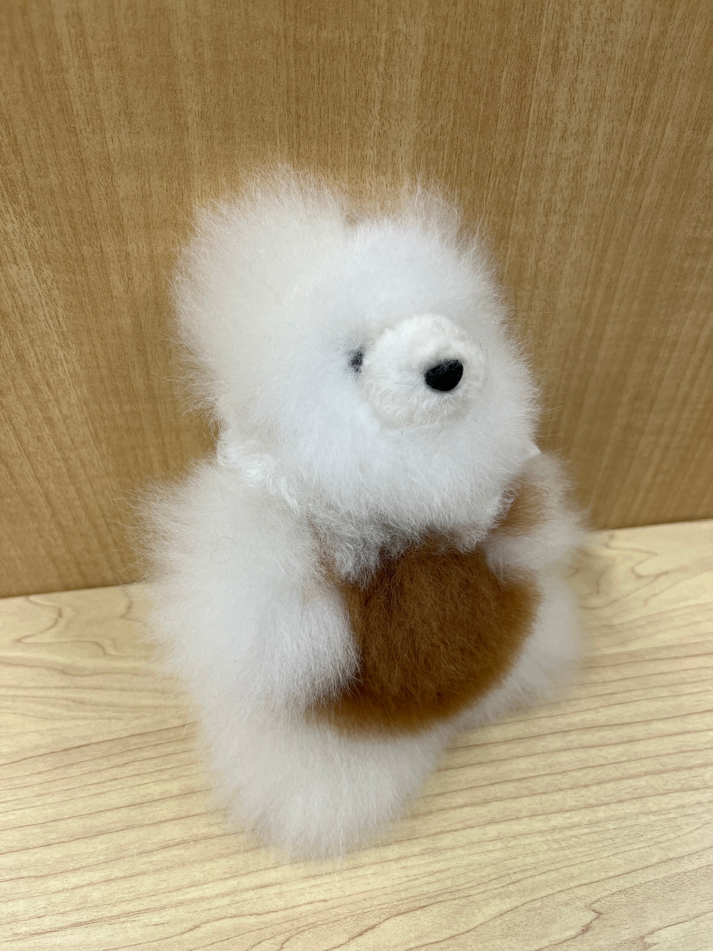 ベビーアルパカ純毛 テディベア 小 WHBR | ALPACA WORLD