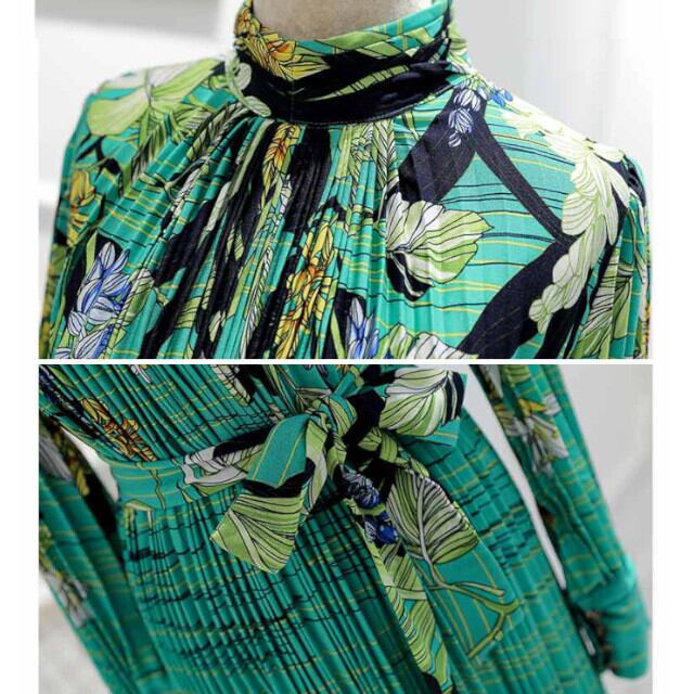 レディース ワンピースドレス オケージョンワンピ ボタニカル柄 花柄