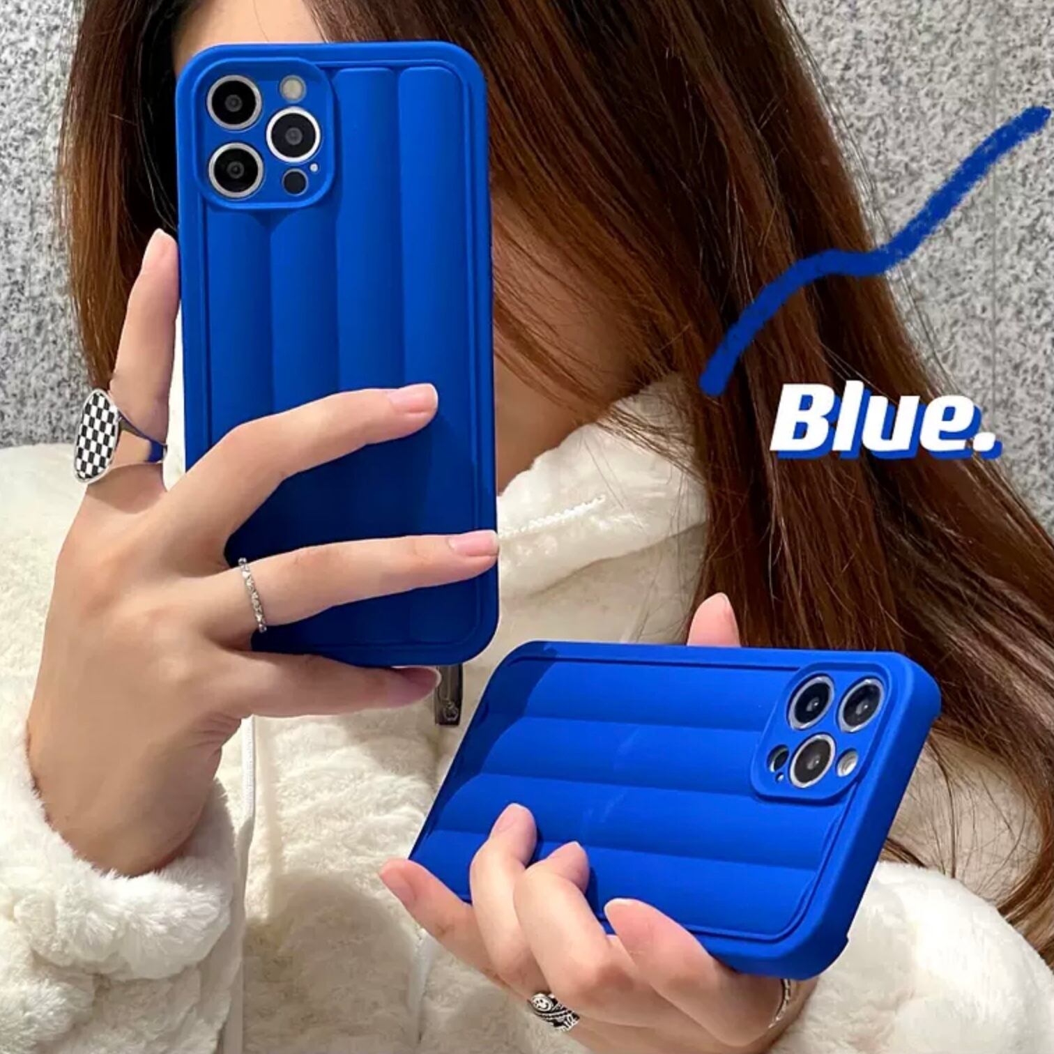 波型 スマホケース シリコン Iphone ケース オシャレ クール ストリート モード 映える カジュアル アクセント Lamitte Deco トレンド 韓国ファッション ショップ Base店