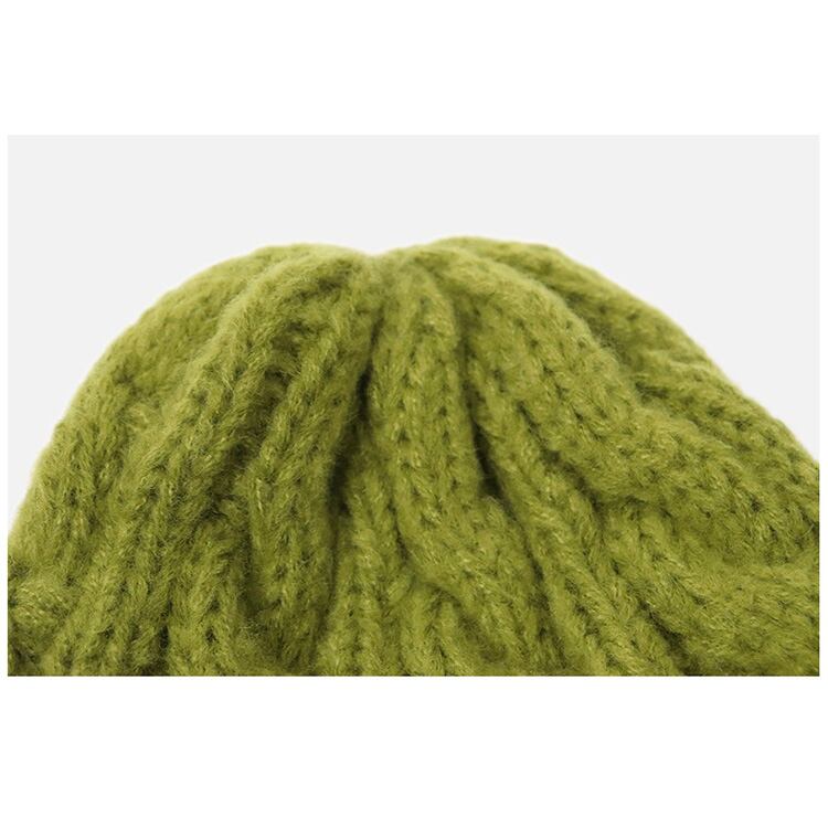 ★TWISTED WOOL KNIT HAT　　25189