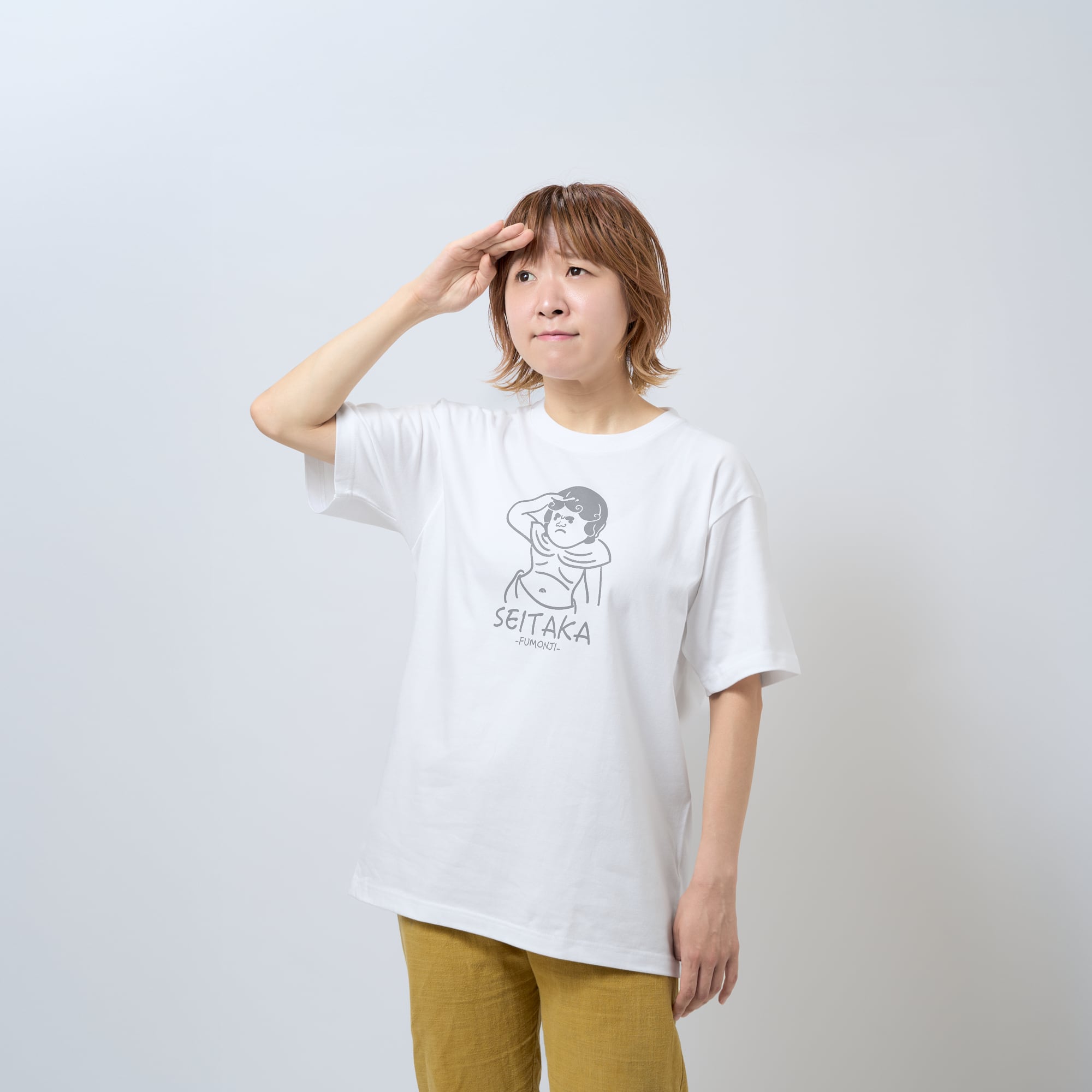 制吒迦童子 普門寺×BOSATSU BRAND コラボ 仏像 Tシャツ (プリント) 6.2