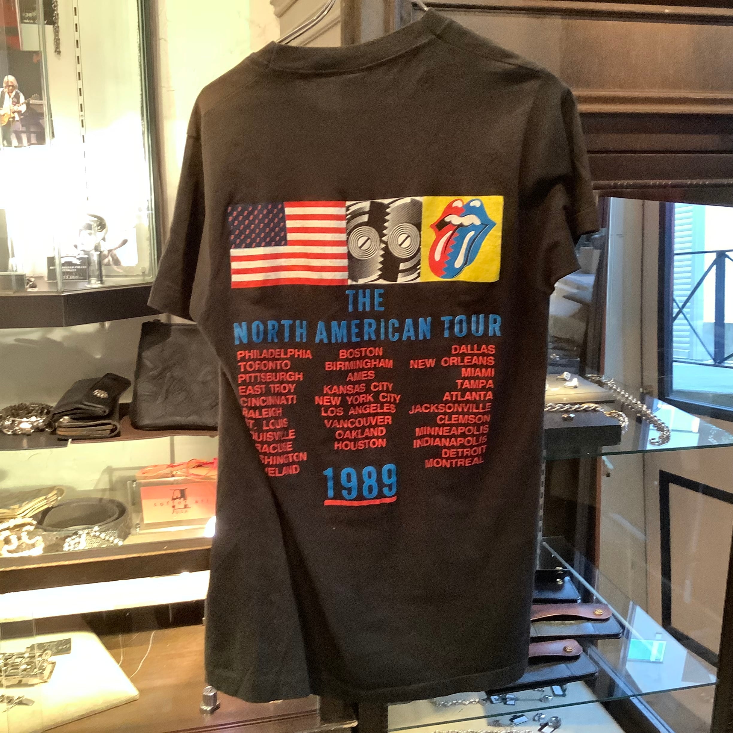 ローリングストーンズ1989 North American Tour Tシャツ 80s 80年代 ローリングストーンズ バンT バンド 音楽
