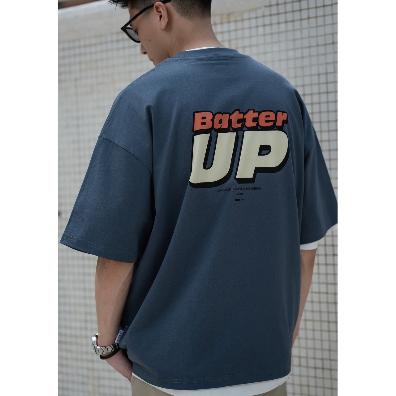 Batter Up Back Print Oversize Tee（バッターアップ バックプリント オーバーサイズT）