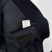THE BLAZER NEW YORKER ニューヨーカー 金ボタン ダブル ウール テーラードジャケット 92YA6/ネイビー