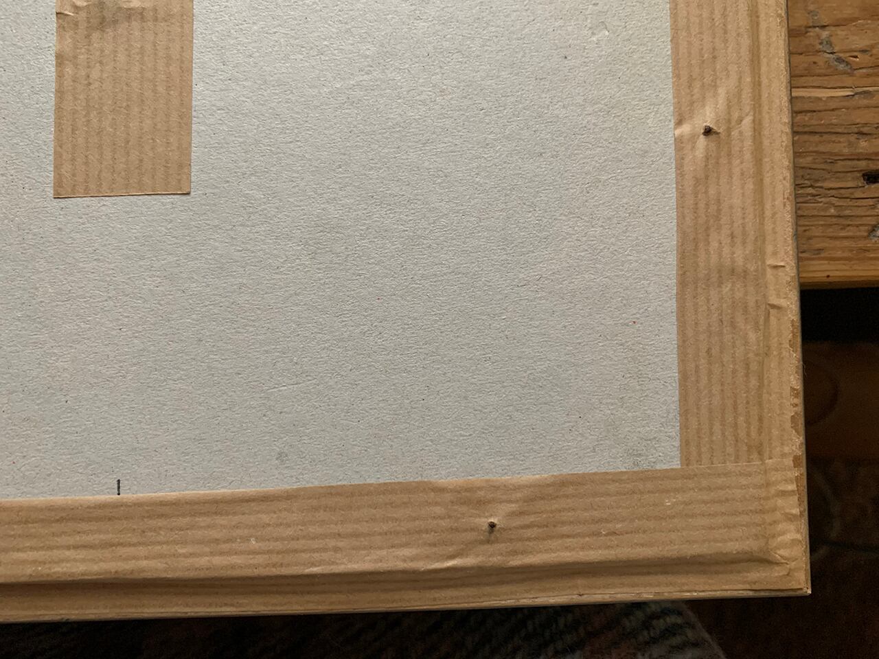 額に入ったかわいい刺繍のクロスステッチ フレンチアンティーク