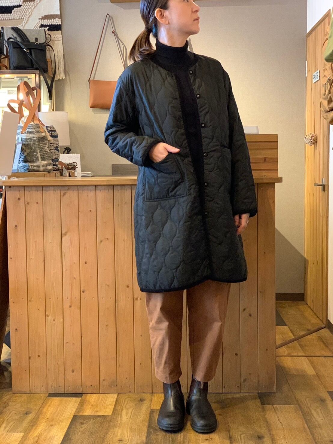 PONT DE CHALONS ポンデシャロン 洗えるキルティングリバーシブル