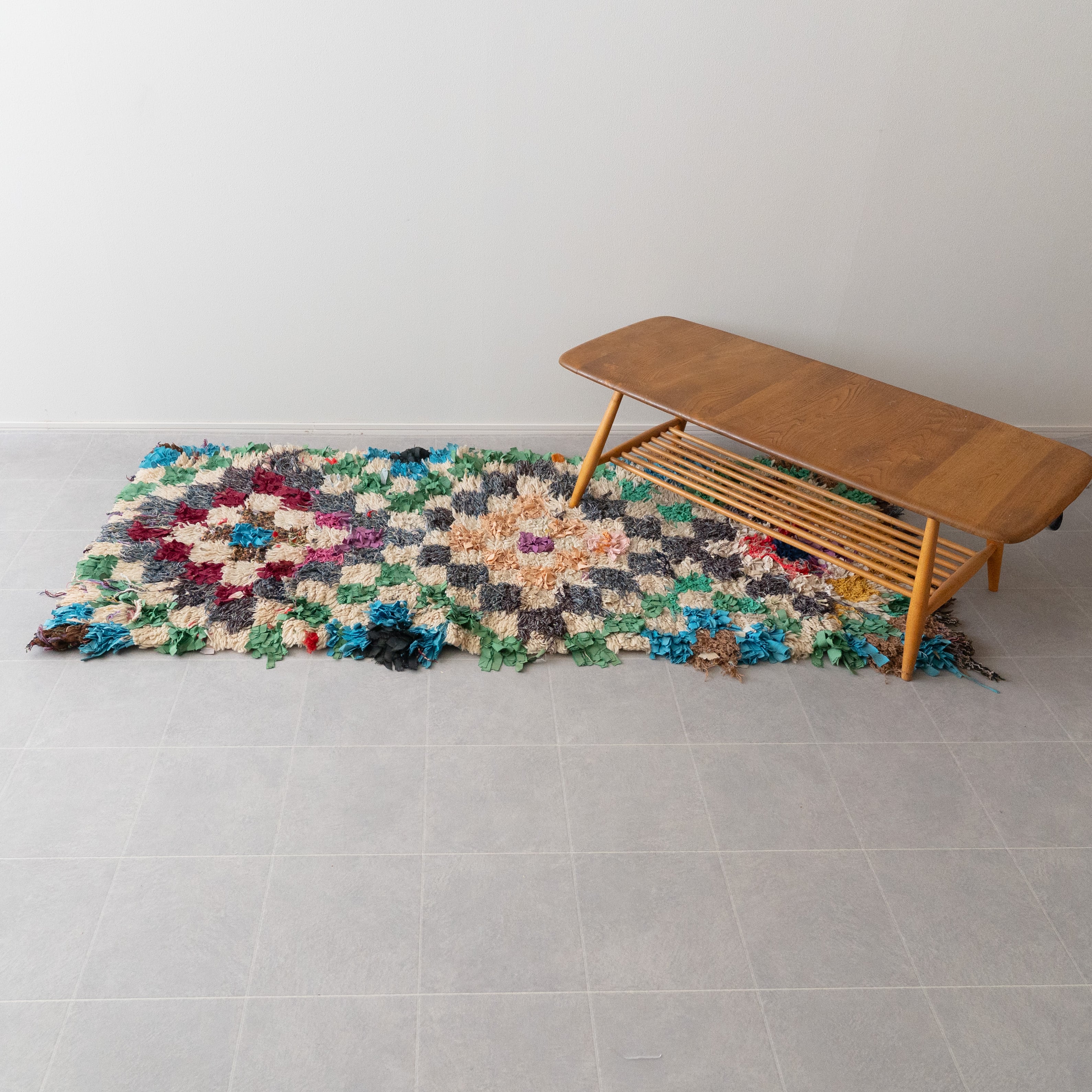 【Vintage】モロッコ・ヴィンテージラグ BC-4 "78cm×183cm"