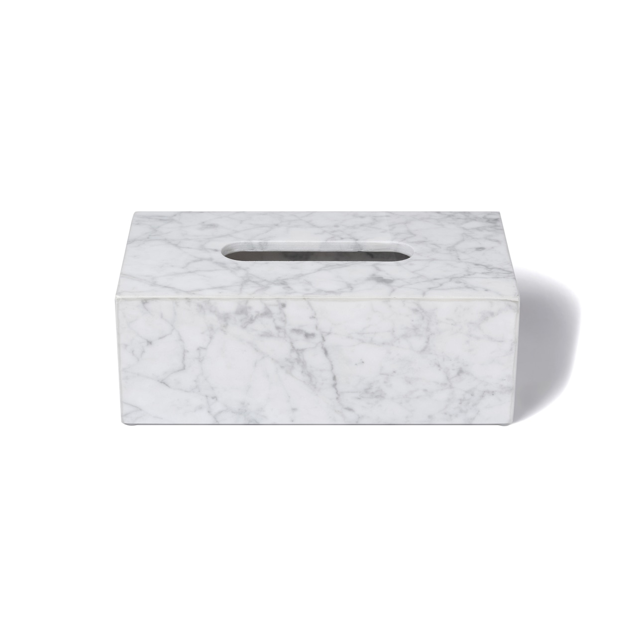 MARBLE TISSUE BOX - Bianco Carrara|大理石ティッシュケース