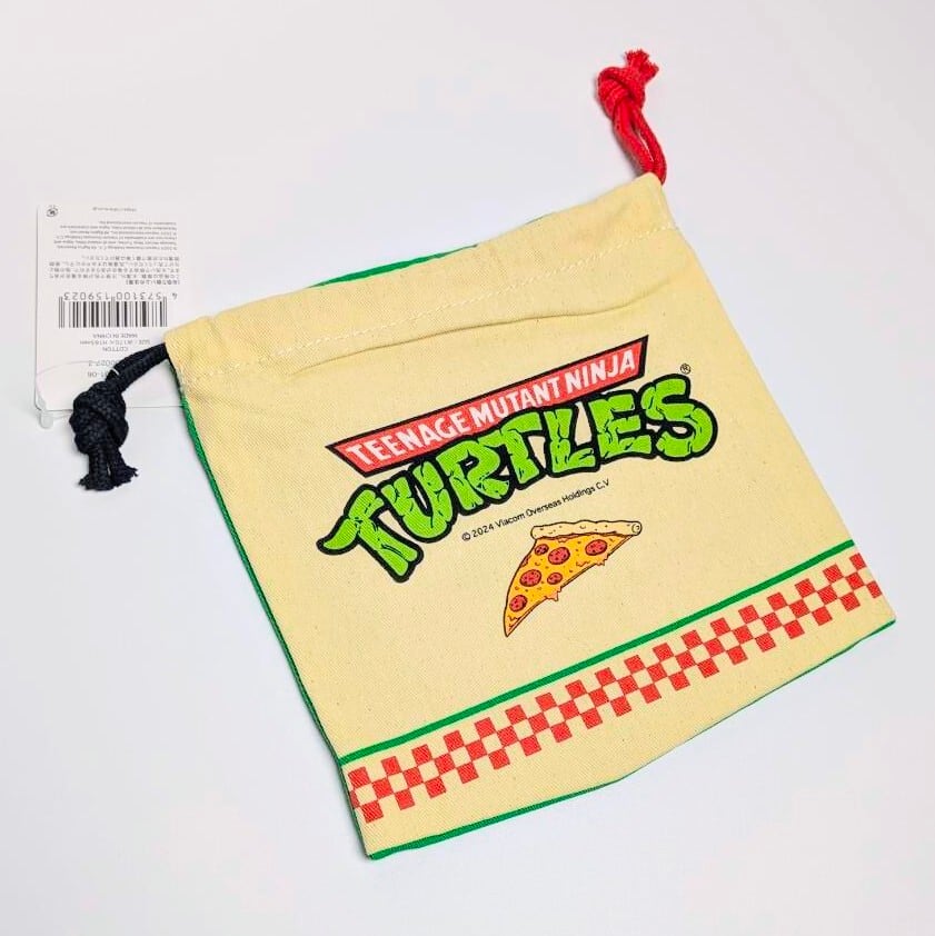 ♧【 Teenage Mutant Ninja Turtles ( ティーンエイジ ミュータント ニンジャ タートルズ )  】アメリカンキャラクター巾着袋 〚アメリカン雑貨 アメトイ〛