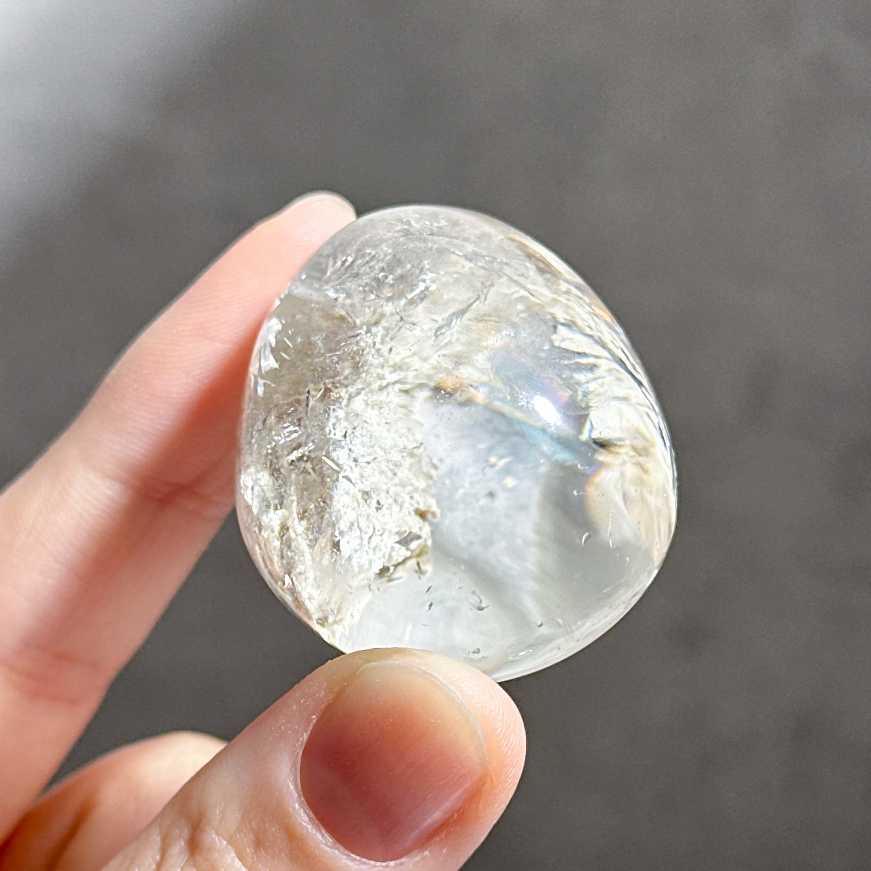 虹◎ミナスジェライス産ガーデンクォーツ レンズ13◇Garden Quartz