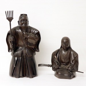 住吉・夫婦・像・置物・No.180501-13・梱包サイズ60