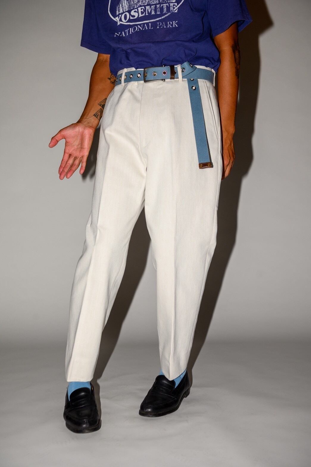 【ウィローパンツ】カツラギ ホワイト スラックス2 Willow Pants＜ウィローパンツ＞P-016 