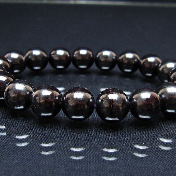 スギライト ブレスレット 11mm ブラックスギライト ブレス 一点物 メール便可 [M便 1/10] 111-45643