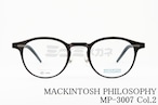 MACKINTOSH PHILOSOPHY 単式 跳ね上げ メガネ MP-3007 col.02 ボストン マッキントッシュフィロソフィー 正規品