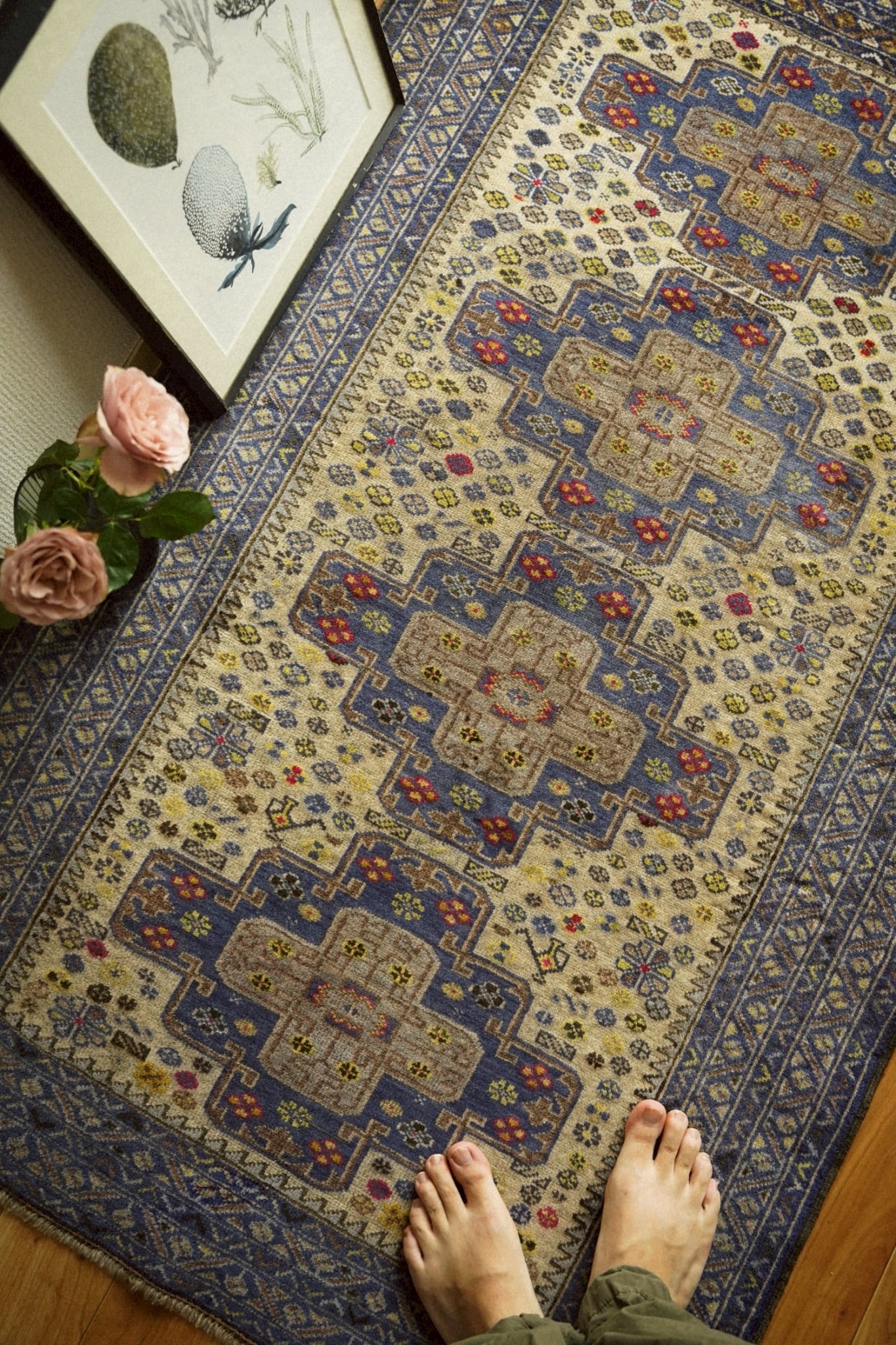 1503-Vintage Baluch rug