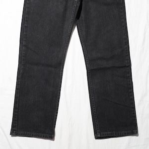 美品 36×30 Levi’s 505 USA 02年 サルファーブラックデニムパンツ リーバイス