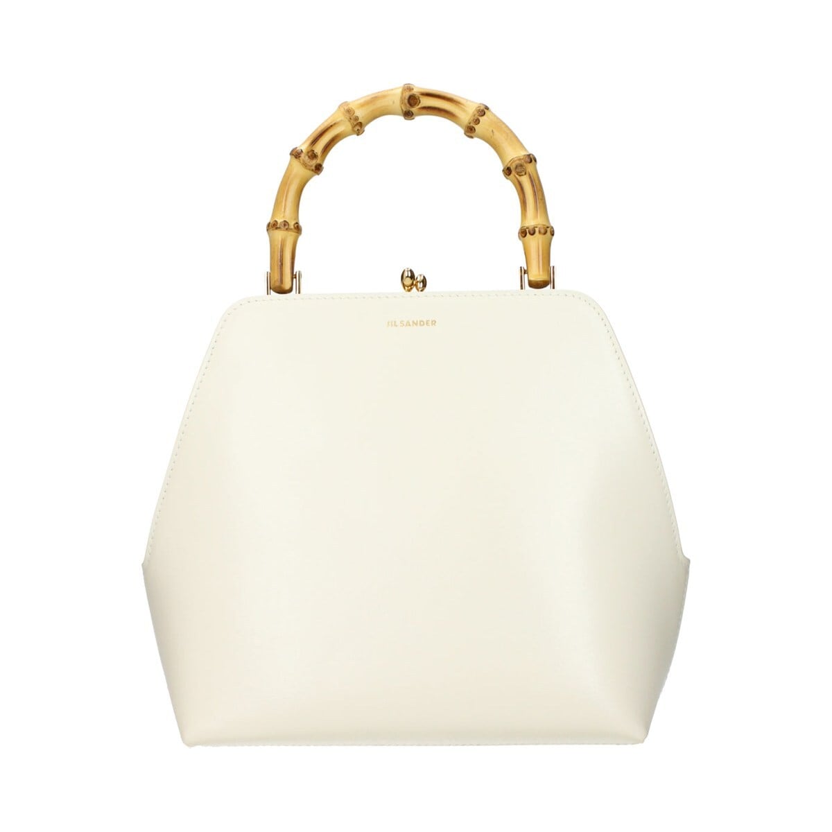 JIL SANDER ジルサンダー レディース ハンドバッグ レザー ベージュ