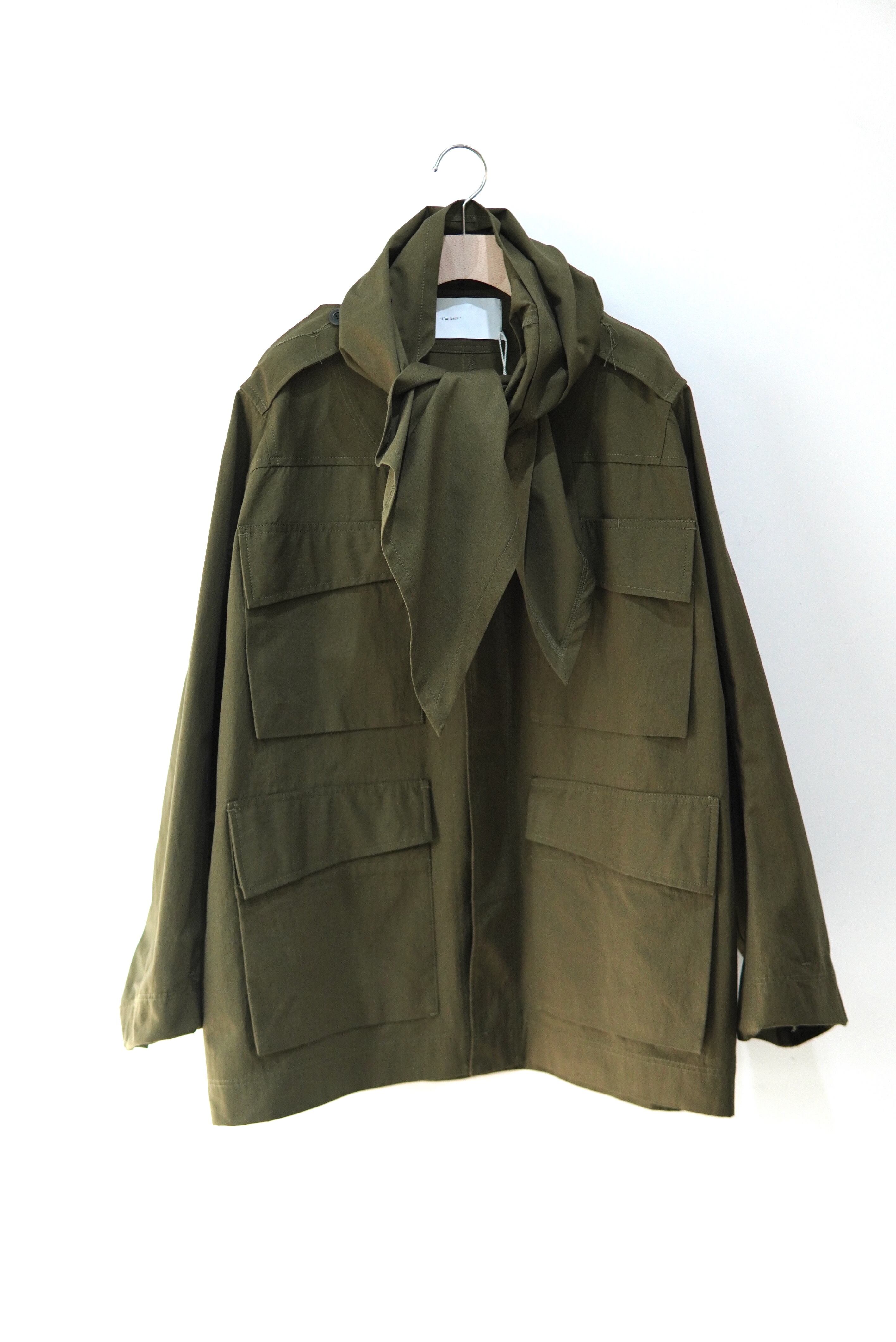 i'm here : / HAOLI MILITARY : JACKET / OLIVE