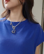 THORNY HEART NECKLACE T-BAR / ソーニーハートTバーネックレス