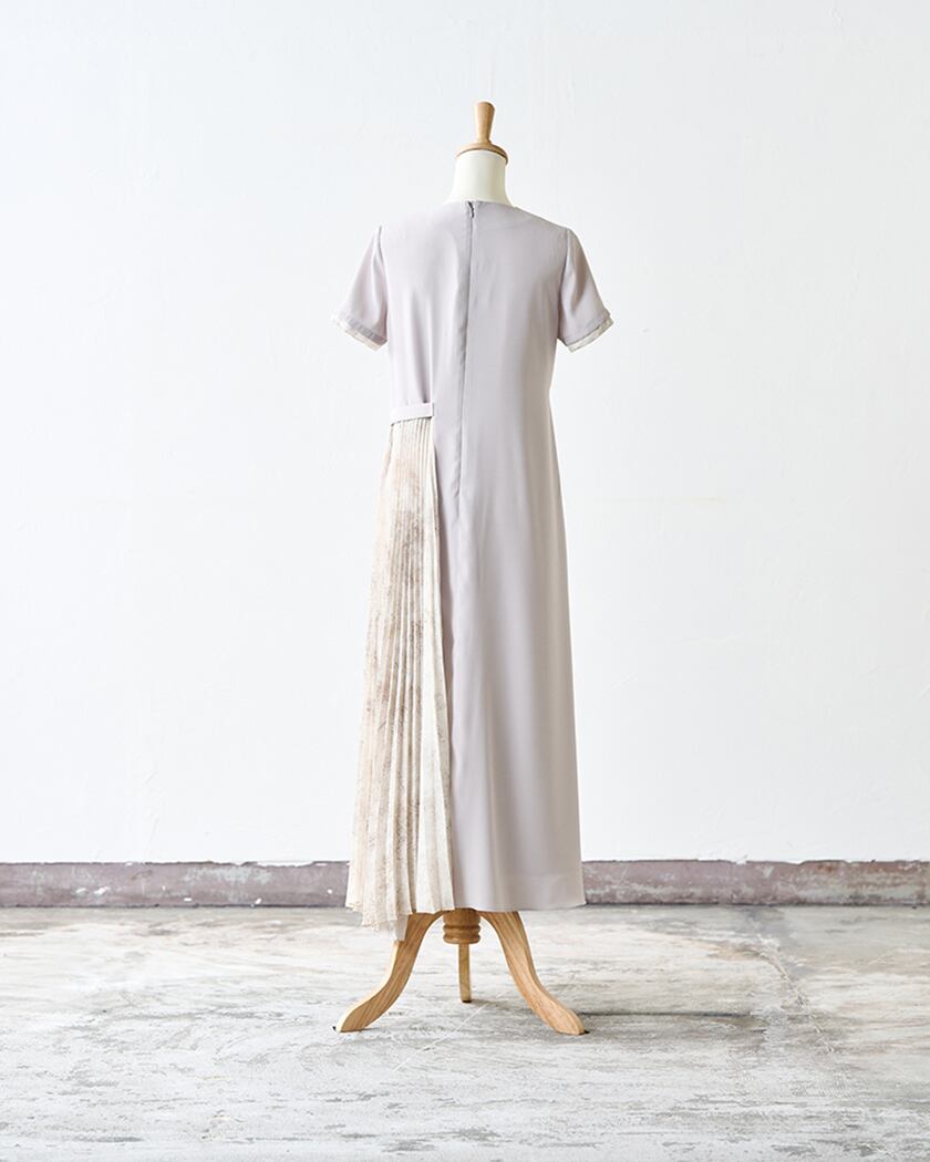 プリーツドッキングワンピース | oriif.