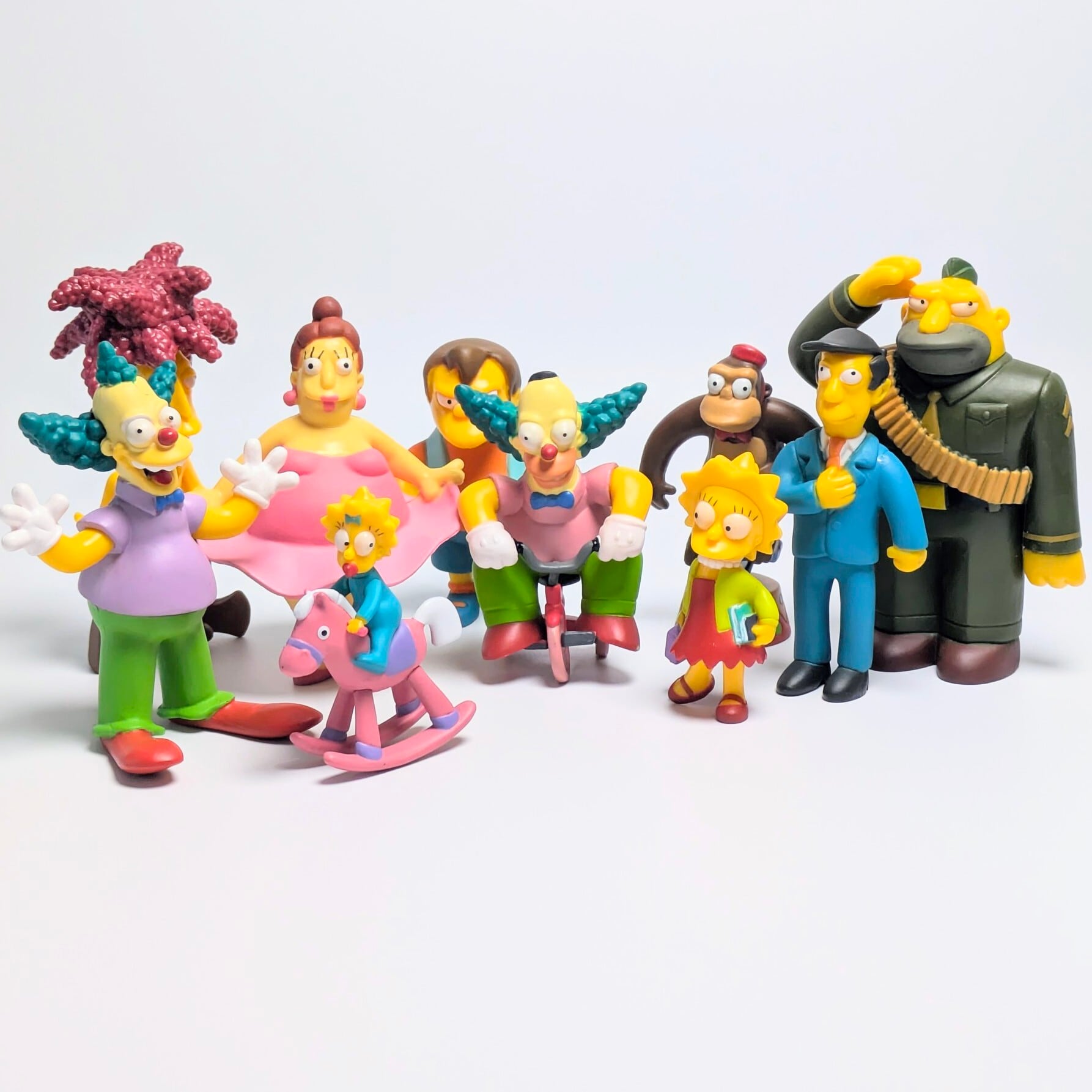 ☆VINTAGE 2005年製!☆【 The Simpsons(ザ シンプソンズ) 】PVCフィギュア Series2 10Pセット 〚アメリカン雑貨 アメトイ〛