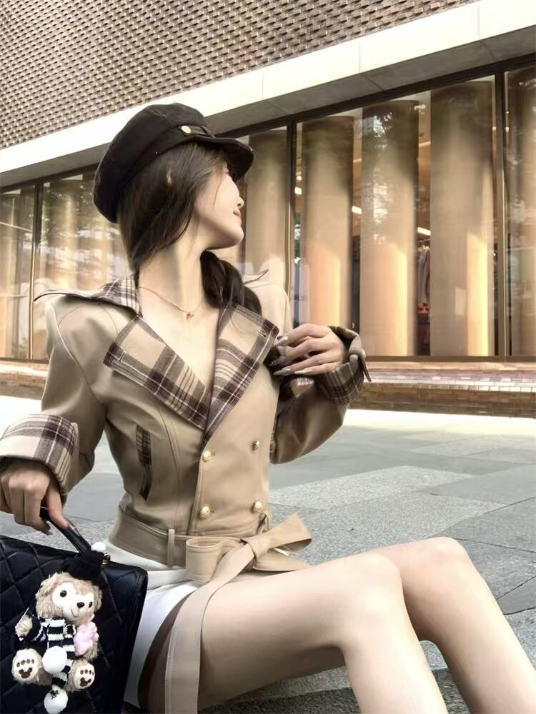 S~M♡チェック柄ジャケット+ミニスカートセット | selectshop S~M♡チェック柄ジャケット+ミニスカートセット | selectshop