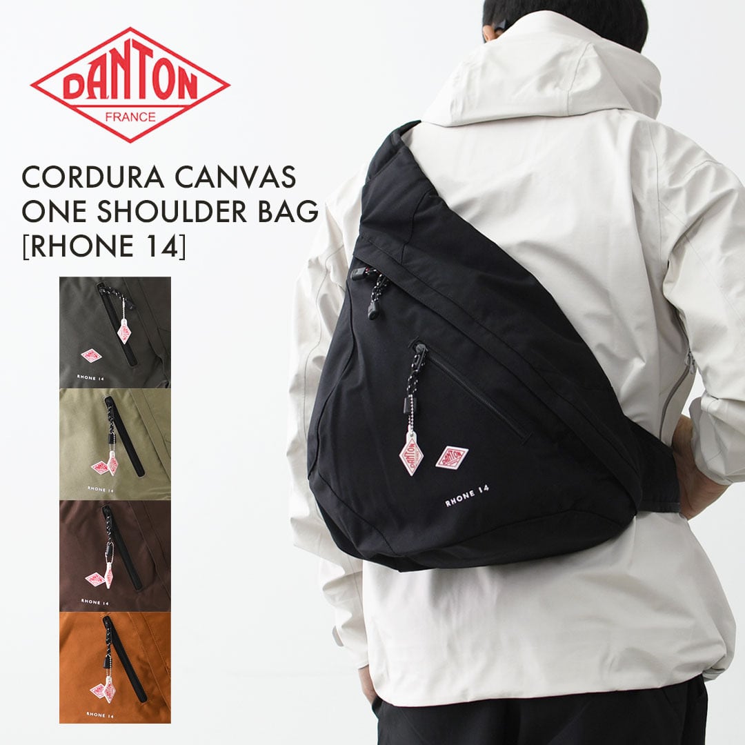 DANTON [ダントン] CORDURA CANVAS ONE SHOULDER BAG「RHONE 14