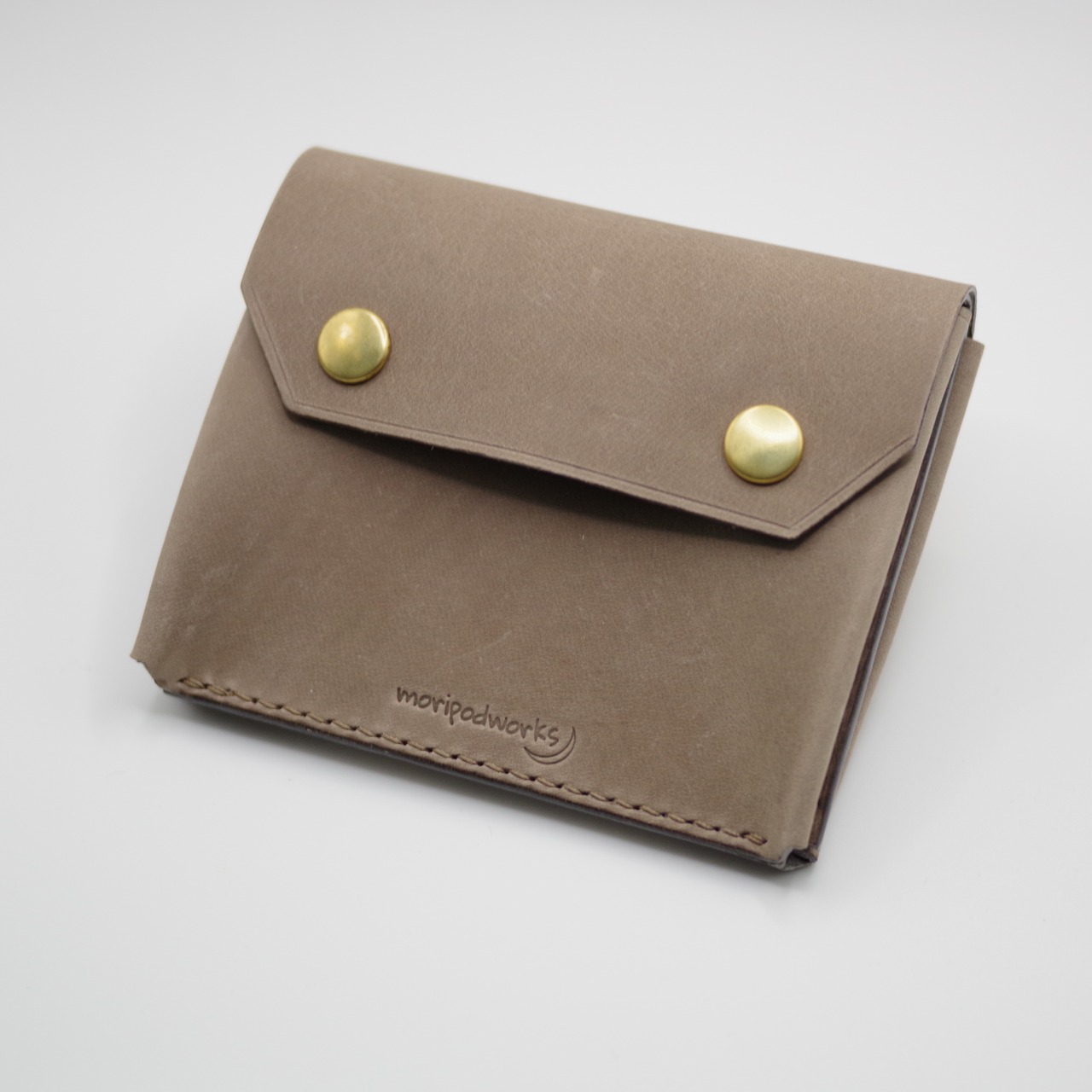 シンプル財布　グレー