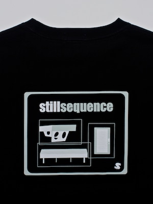 BLANKMAG × Still Sequence "Still Sequence" Tee BLACK