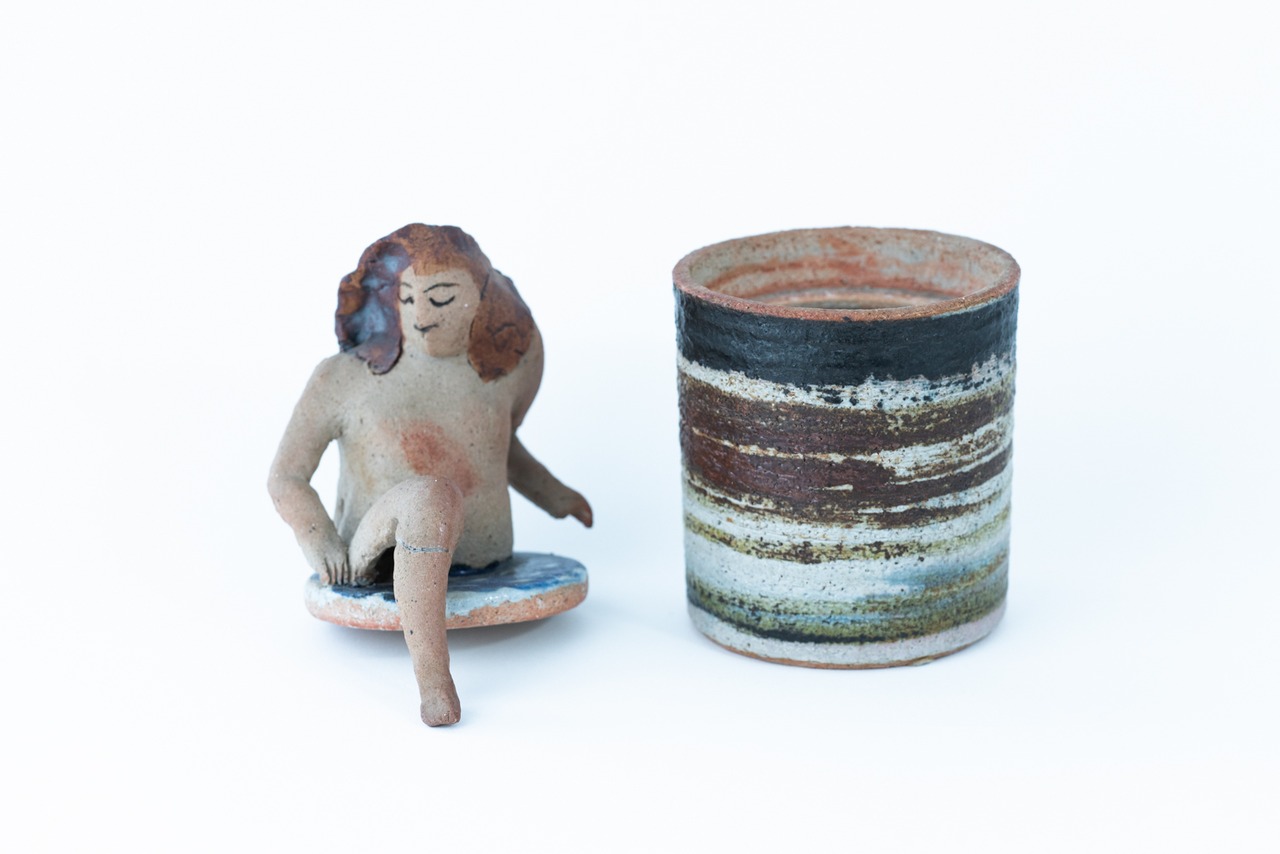 Lisa Larson | Unique Lidded Jar Sculpture