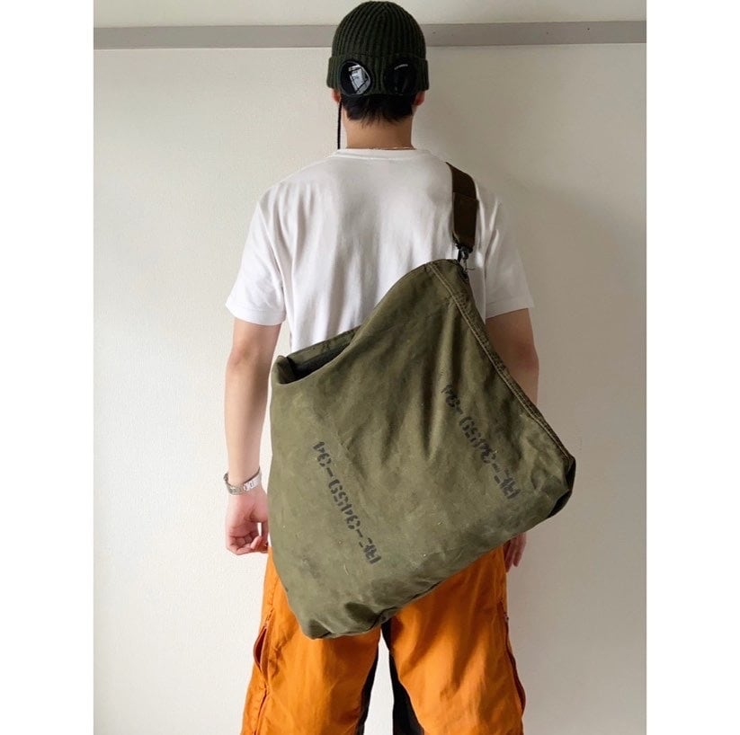 リメイク 大容量 vintage 50s 米軍 us.army ダッフルバッグ-