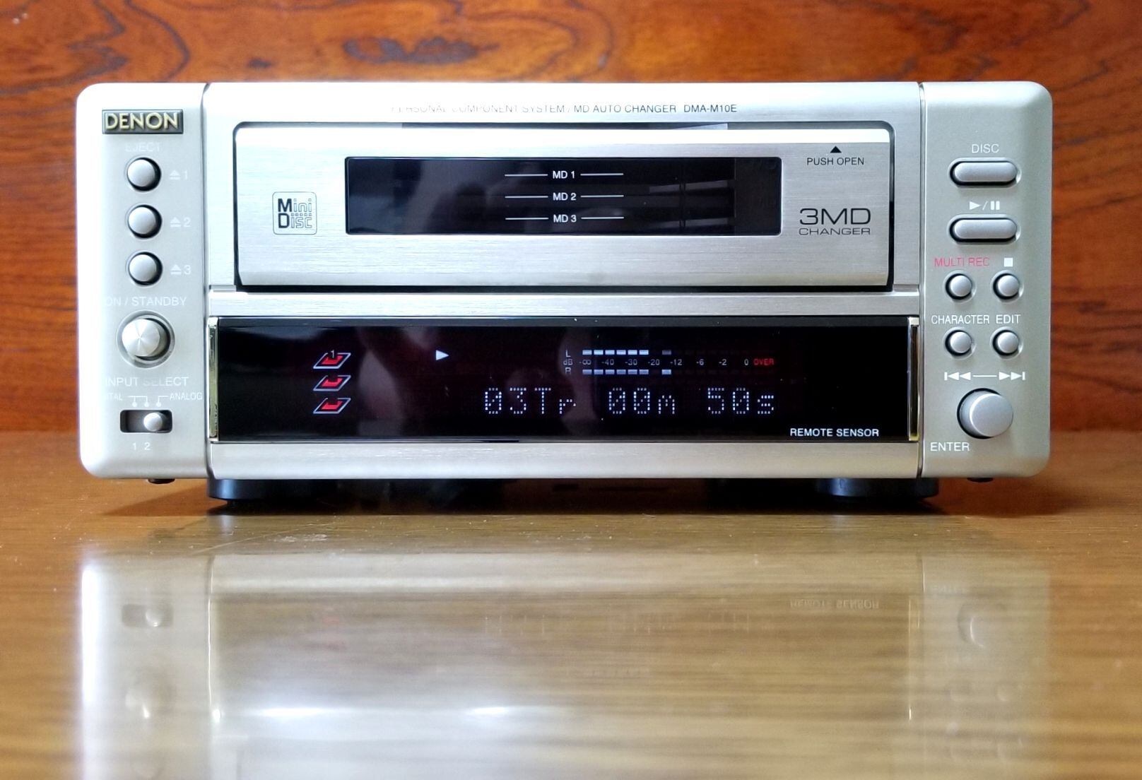 DENON DMA-M10E MDオートチェンジャーデッキ MDLP非対応 録・再生 完動