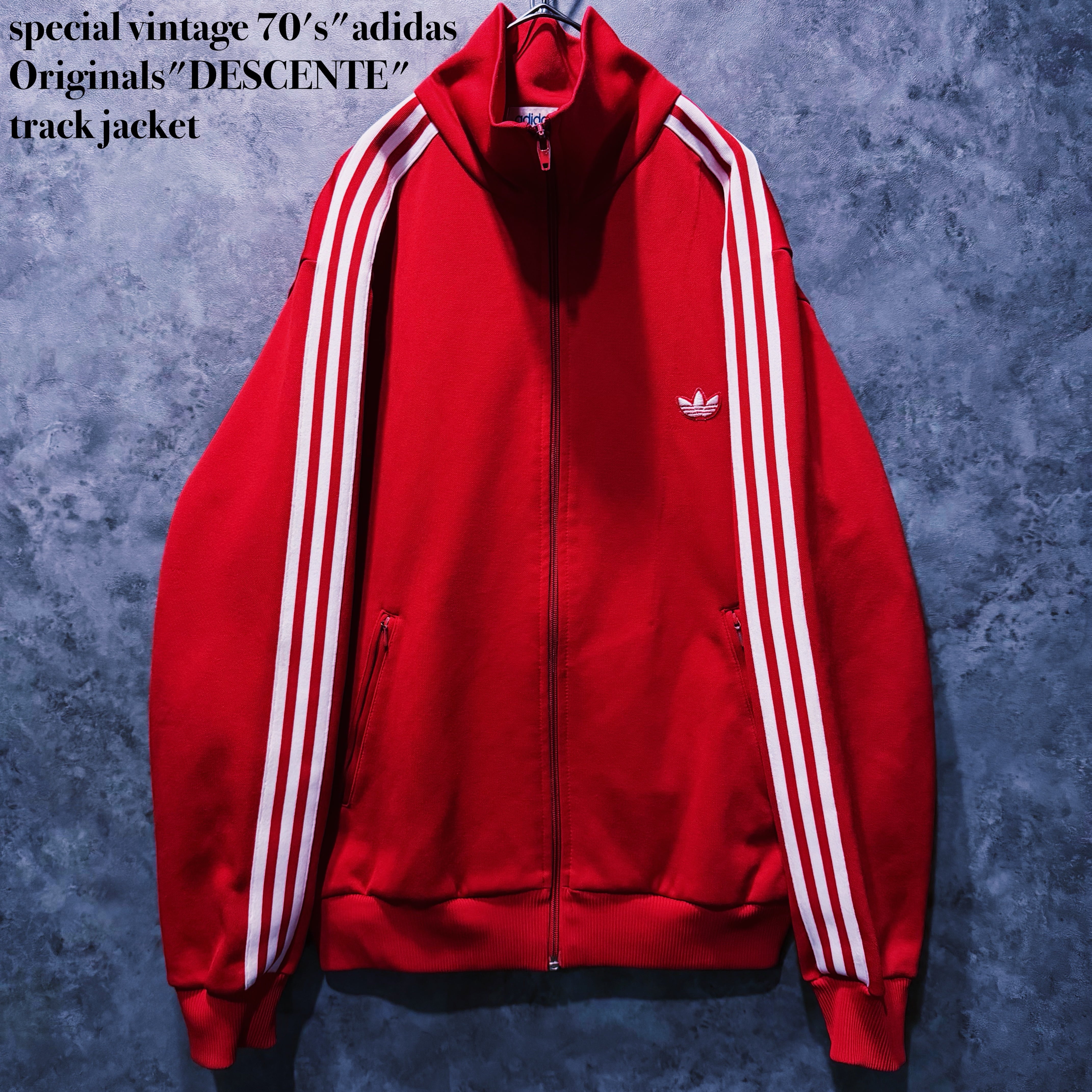 【doppio】special vintage 70's"adidas Originals"DESCENTE" track jacket