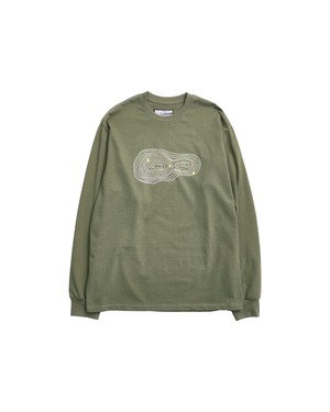 [999HUMANITY] GONGZONE LONG SLEEVE TEE (OLIVE) 正規品  韓国 ブランド 韓国ファッション 韓国代行 999 ヒューマニティ HUMANITY 日本 店舗