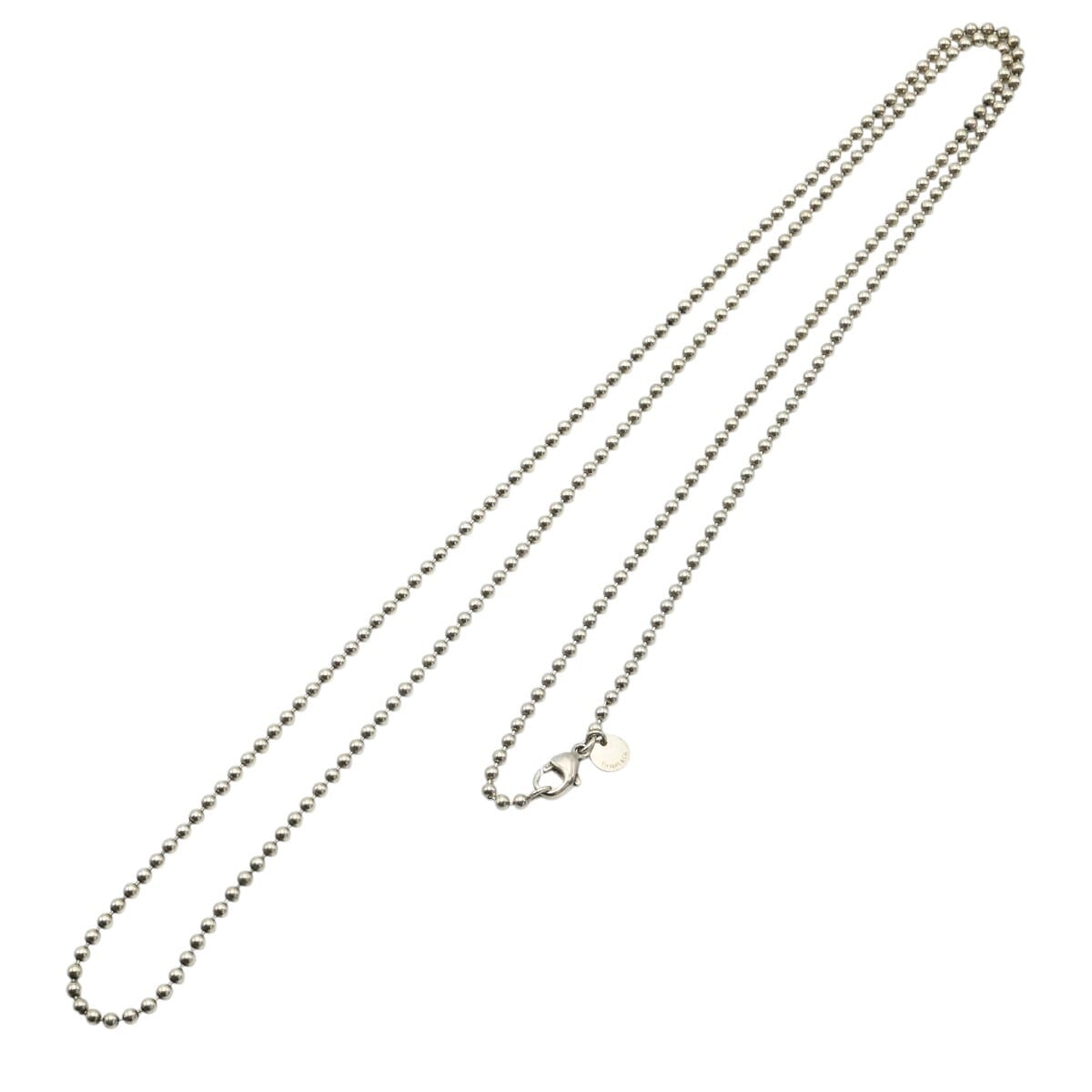 TIFFANY&Co. ティファニー ボールチェーン SV925 ロングネックレス