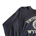 WYOMING UNIV カレッジロゴ　スウェットトレーナー　プリント　ブラック　メンズ　L　サイズ相当　VINTAGE　ビンテージ 商品写真3