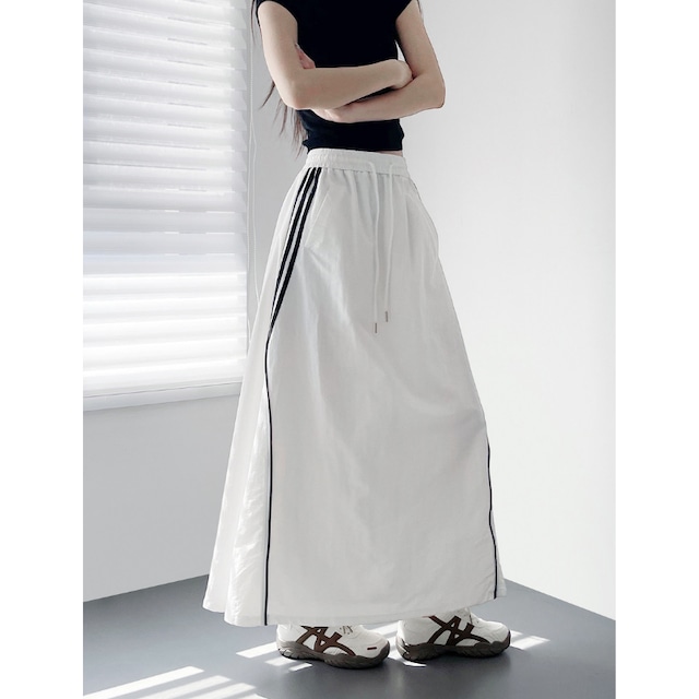 side line long skirt 10976
