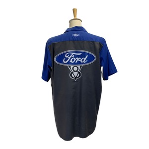 6849  レッドキャップ フォードモーター ワークシャツ バックプリント XXL