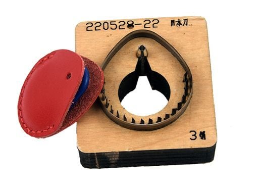 カードケース名刺入れの抜き型 パンチ 型紙 レザークラフト