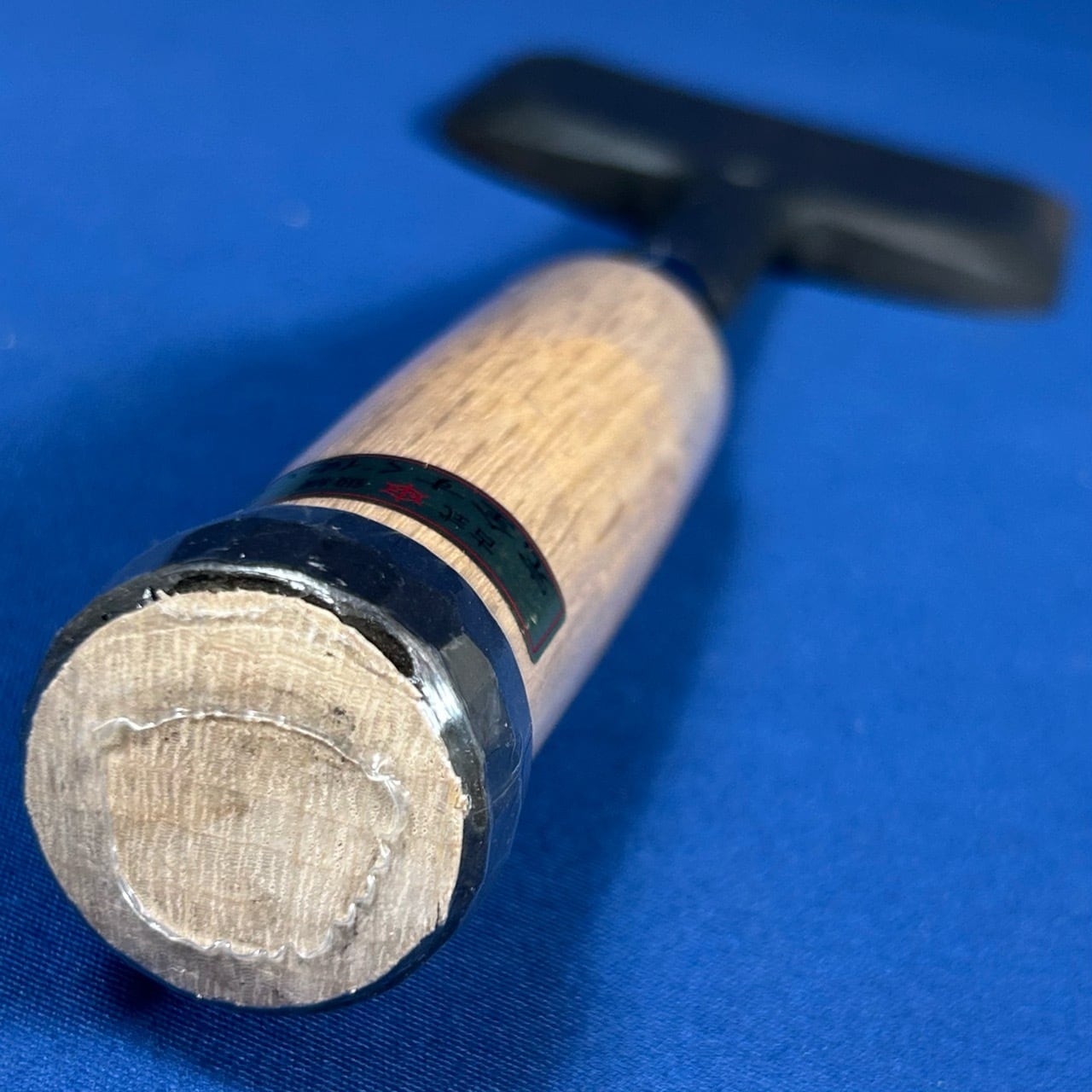 叩き鑿 田斎作 山源 磨仕上 厚鑿（叩き鑿） 9分 27mm 赤樫柄付 | 打ち刃物