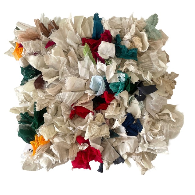 yao "India Bushy Cushion cover Whitish" クッションカバー④