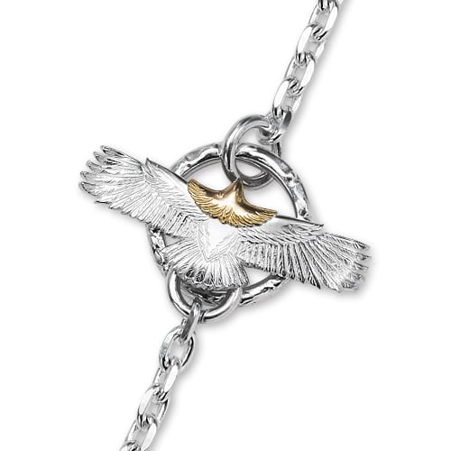 鷲見太郎 Necklace ネックレス】イーグル eg-05/K18・SVネックレス