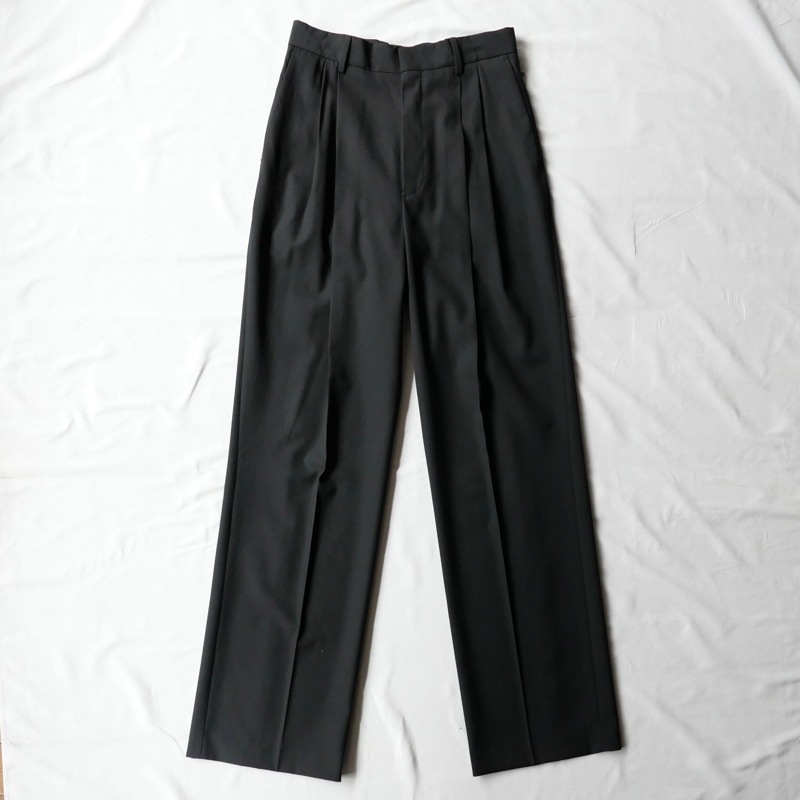 dries van noten ワイドスラックス slacks DRIES VAN NOTEN WOOL SLACKS | safarionline