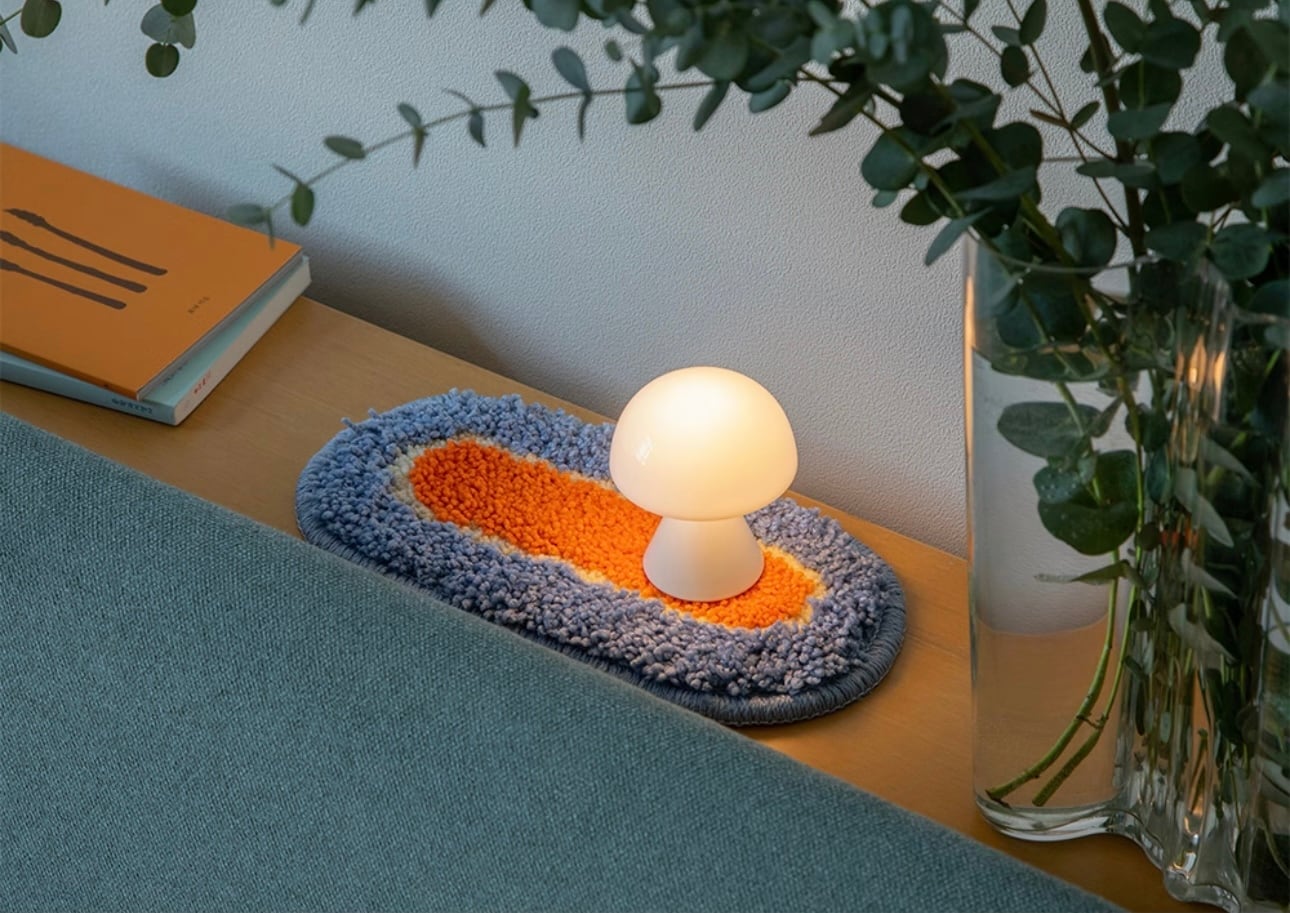 interior mini rug (S) 3types / インテリア ミニ ラグ トレー フット