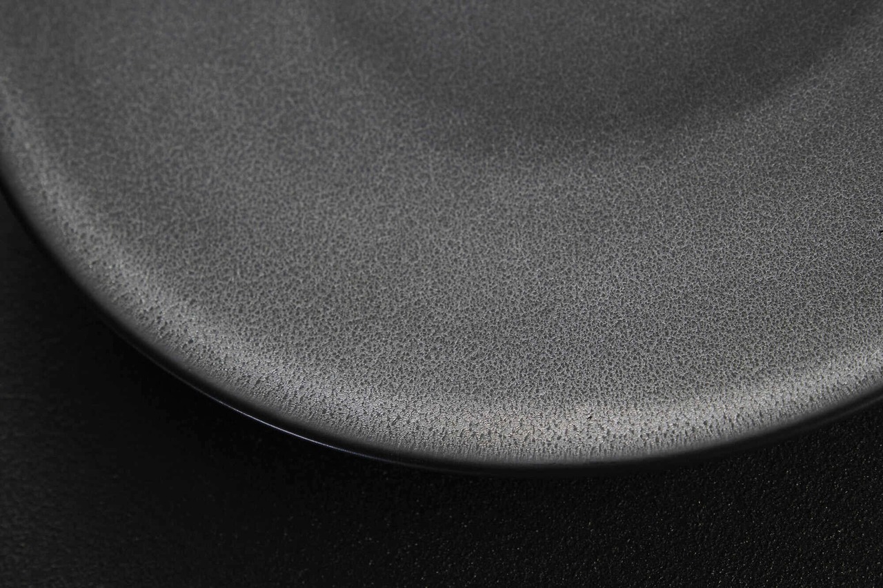 MORIYAMA グラファイトブラック フラットプレート φ16.0cm