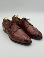 エドワードグリーン EDWARD GREEN フルブローグ 旧工場製 202ラスト UK8.5E 目安27cm