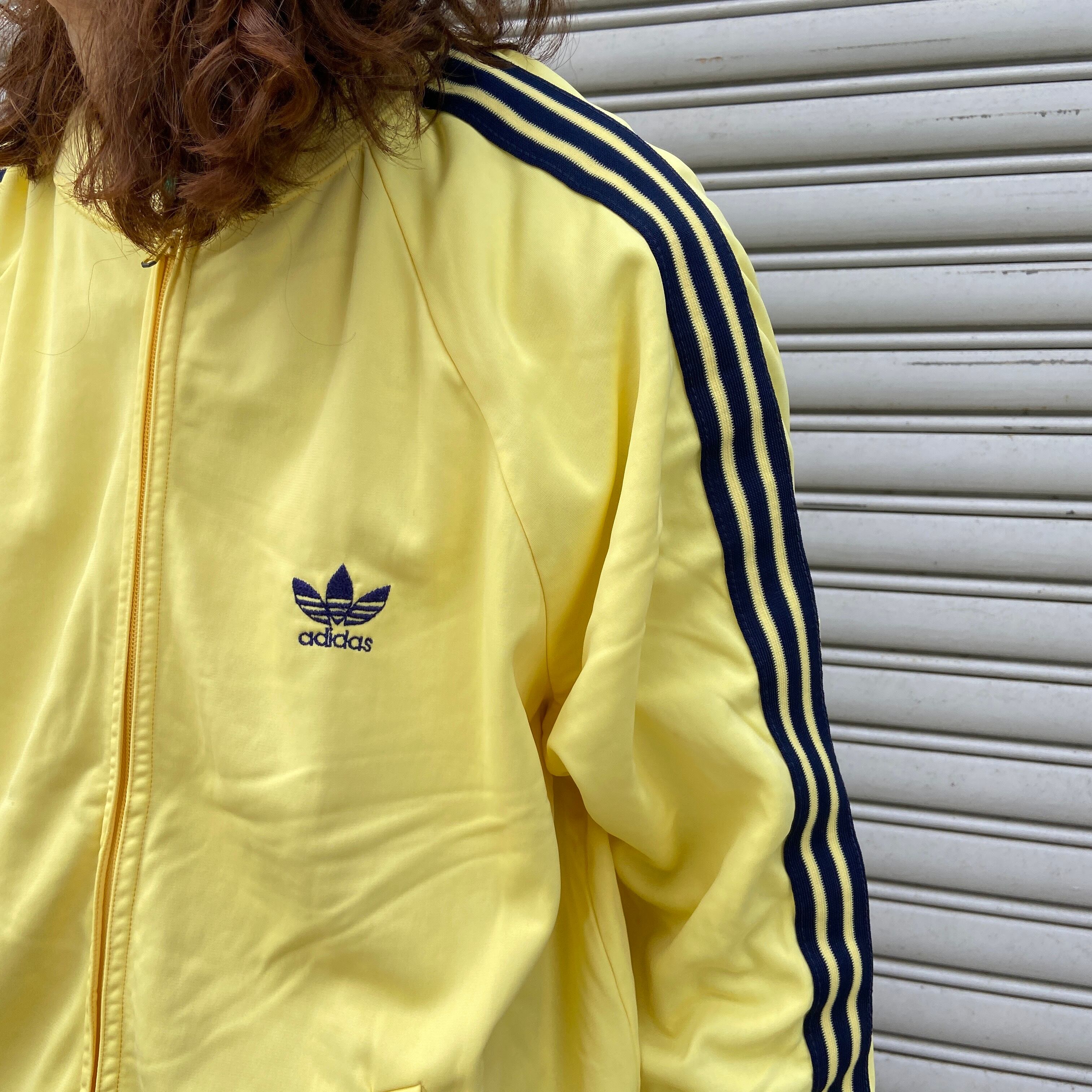 送料無料』70s adidas フランス製 ジャージセットアップ イエロー ATP