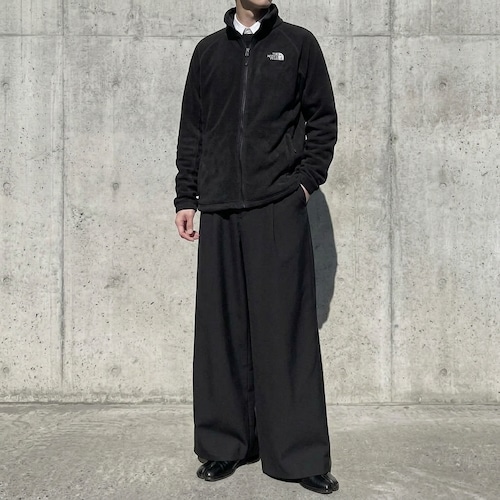 OLD "the north face" highneck design fleece black
