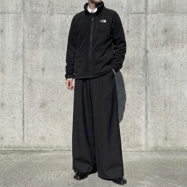 OLD "the north face" highneck design fleece black